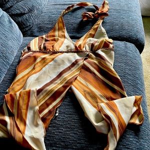 Chiffon type halter top (vintage)